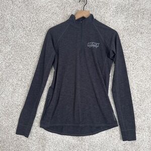 Anetik Shirt Women's Small Gray Performance UPF UV Outdoor Quarter Zip